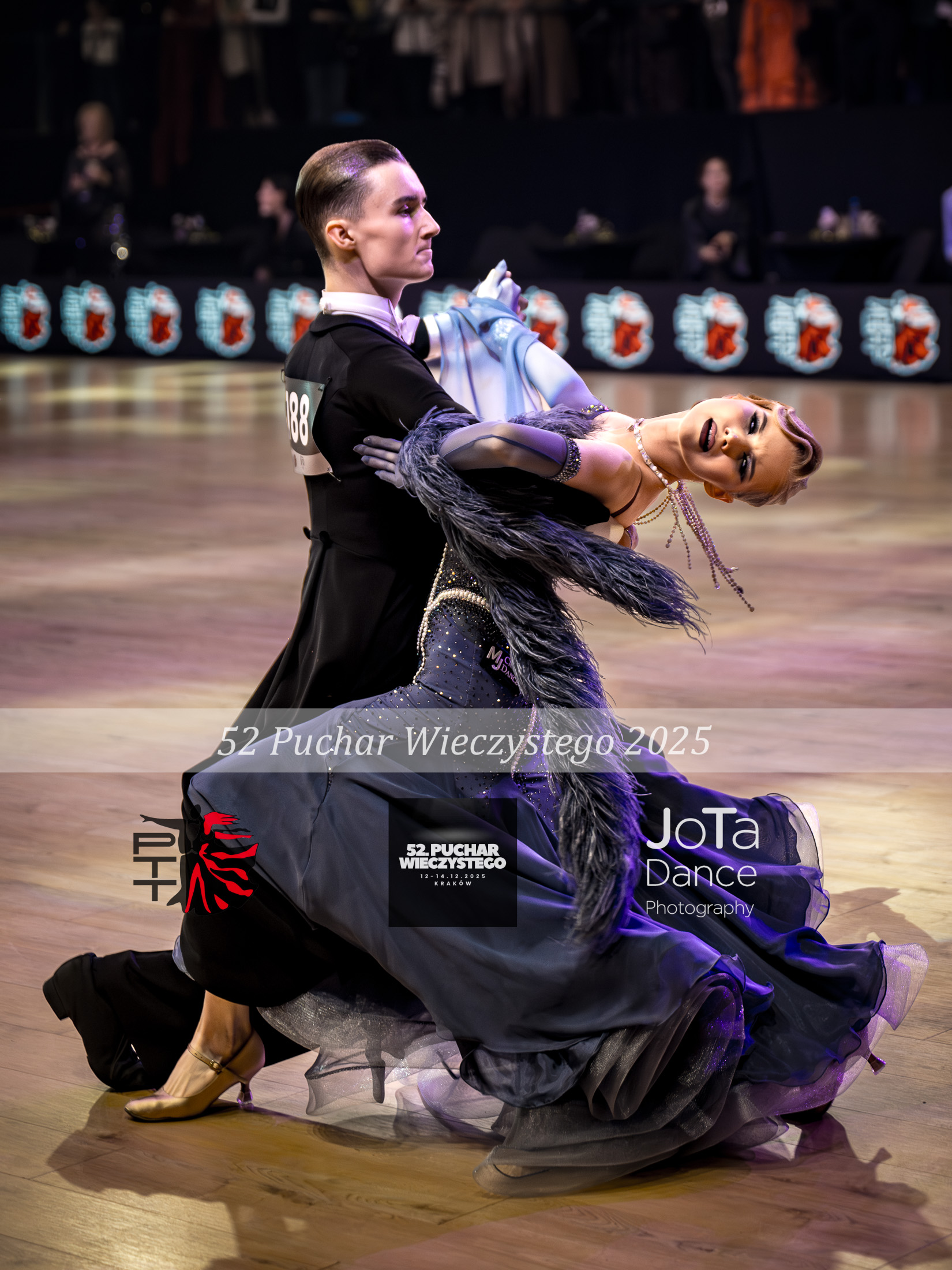 Zdjęcie 14 z turnieju tanecznego 52 Turniej o puchar prof. Wieczystego 2025 — ballroom, latin