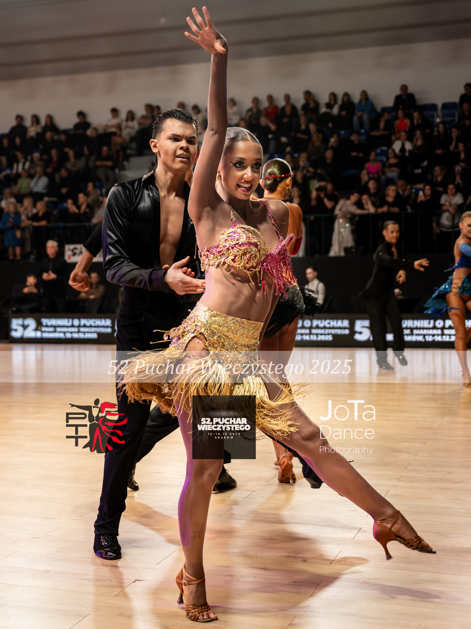 Zdjęcie 22 z turnieju tanecznego 52 Turniej o puchar prof. Wieczystego 2025 — ballroom, latin