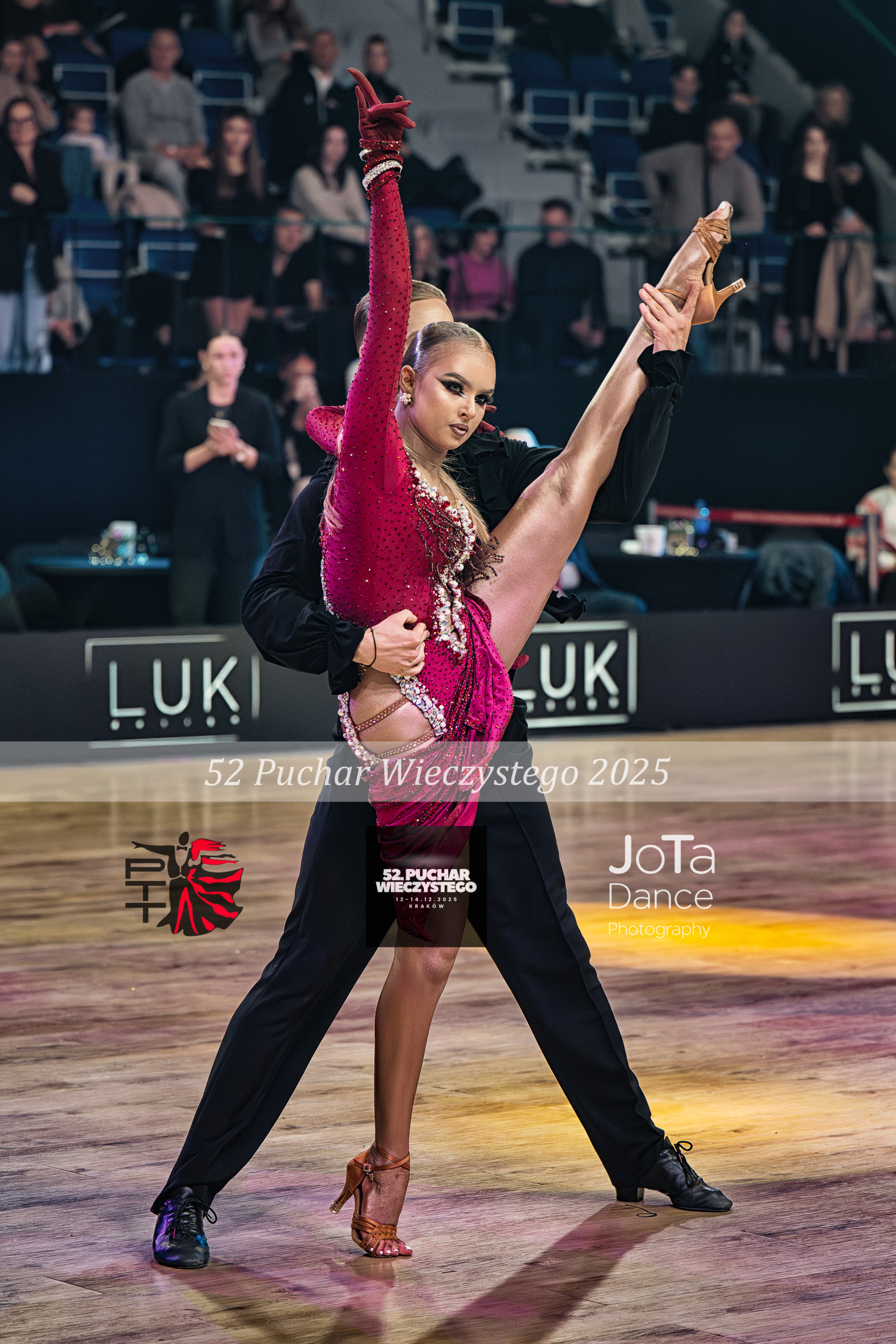 Zdjęcie 26 z turnieju tanecznego 52 Turniej o puchar prof. Wieczystego 2025 — ballroom, latin