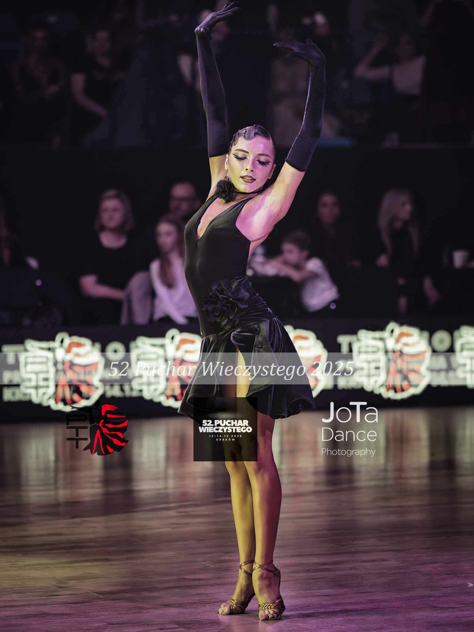 Zdjęcie 28 z turnieju tanecznego 52 Turniej o puchar prof. Wieczystego 2025 — ballroom, latin
