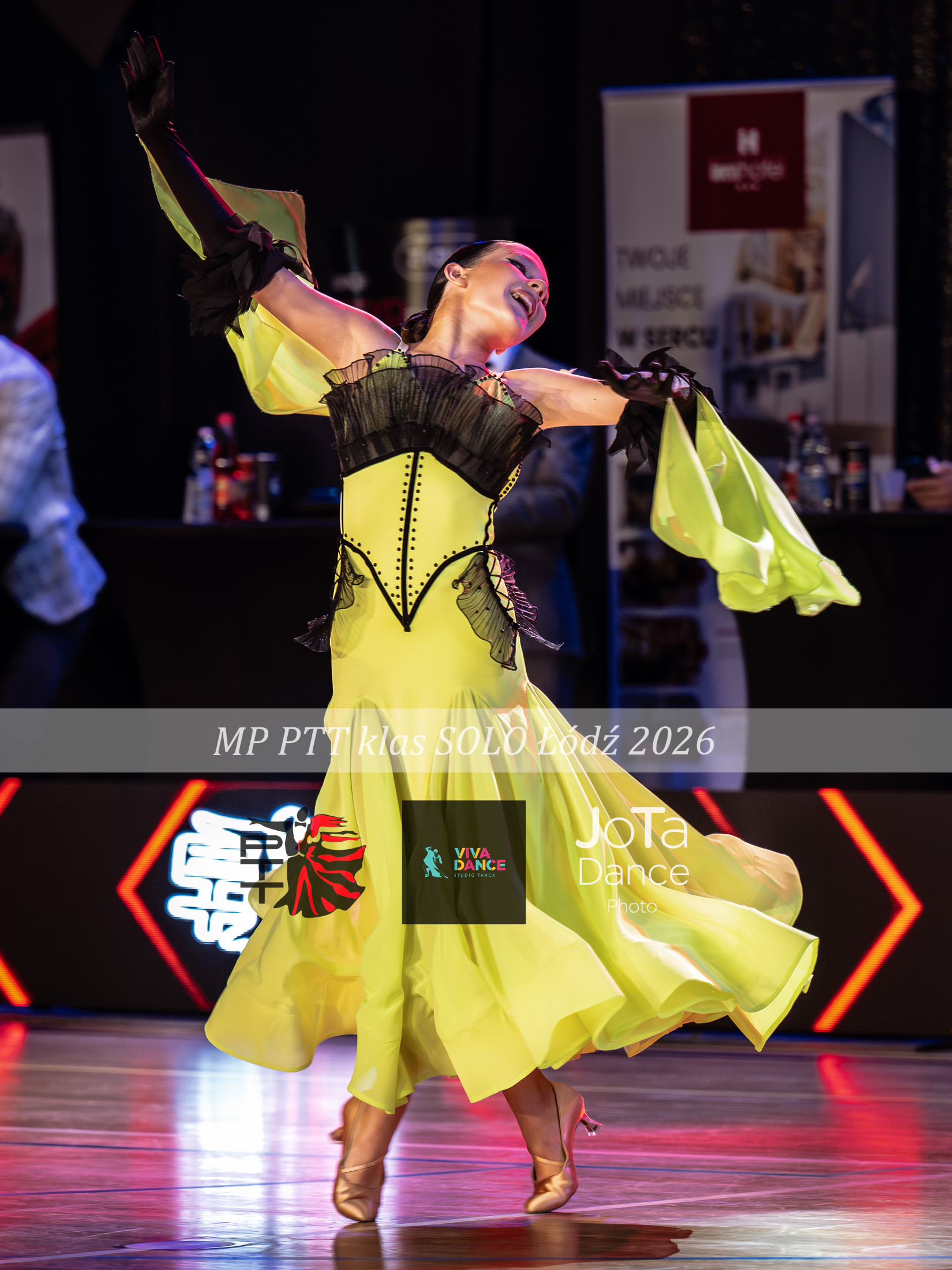 Zdjęcie 8 z turnieju tanecznego Mistrzostwa Klas Solo PTT Łódź 2026 — ballroom, latin